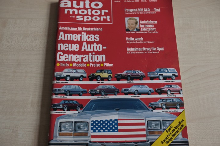 Deckblatt Auto Motor und Sport (04/1980)